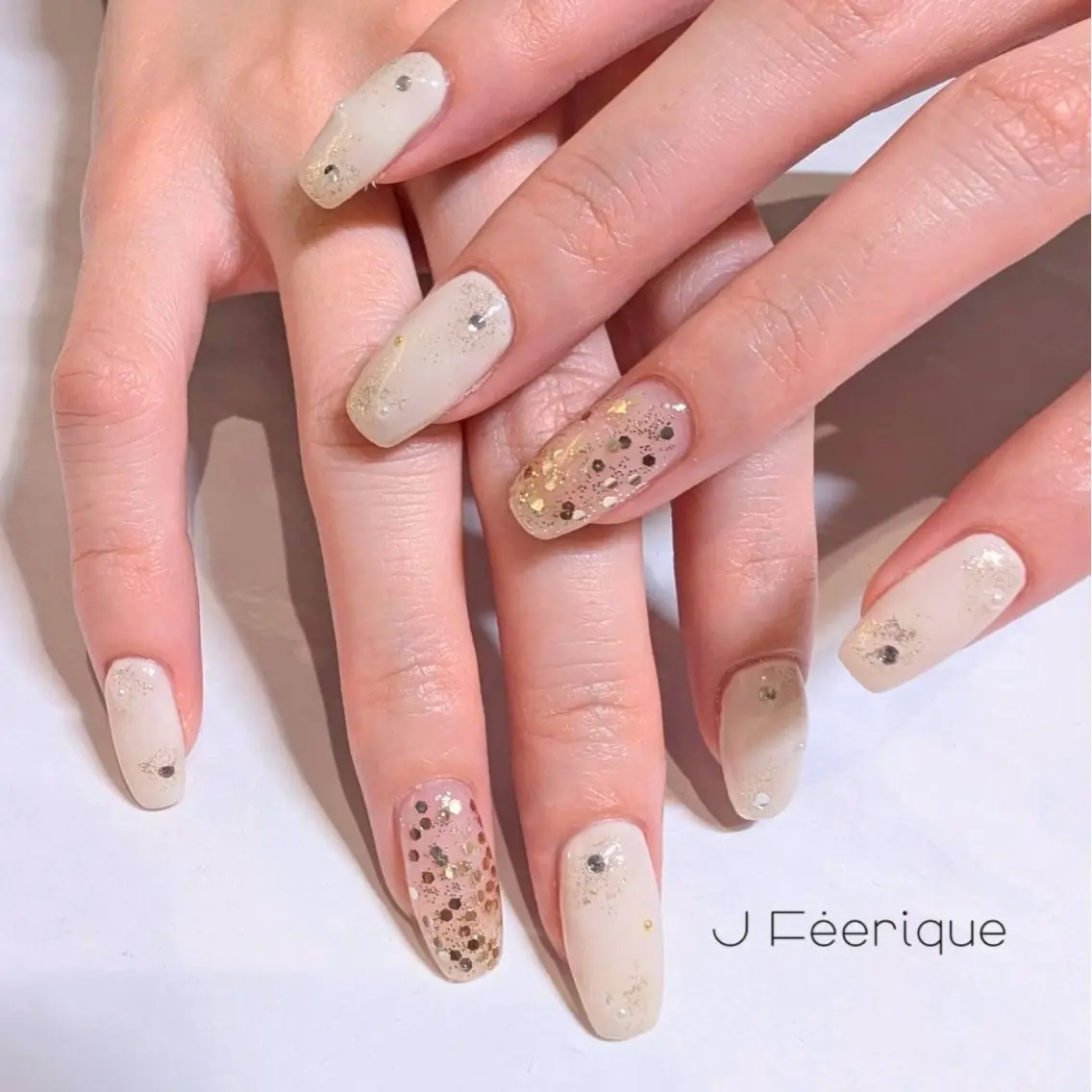 ネイル シンプルネイル J Feerique ネイル/南森町のネイルデザイン