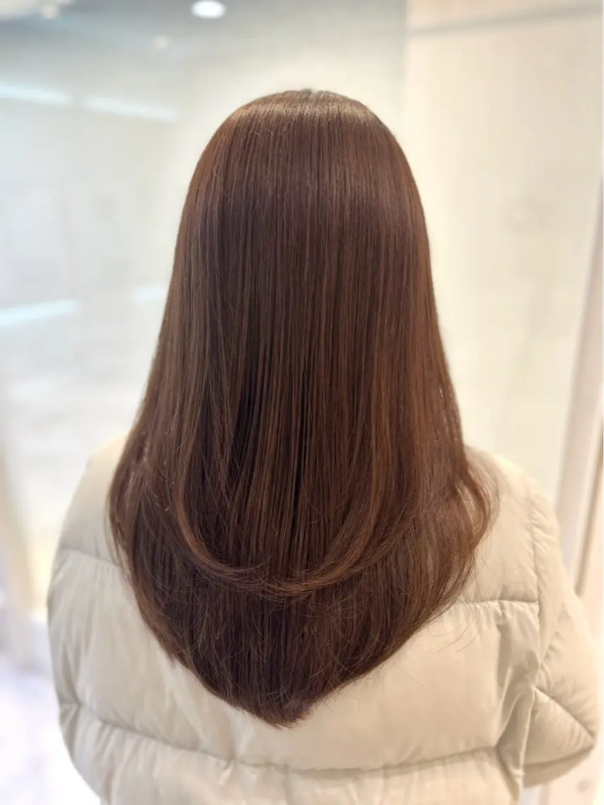セミロング カラー BearFruit 戸塚店のヘアスタイル