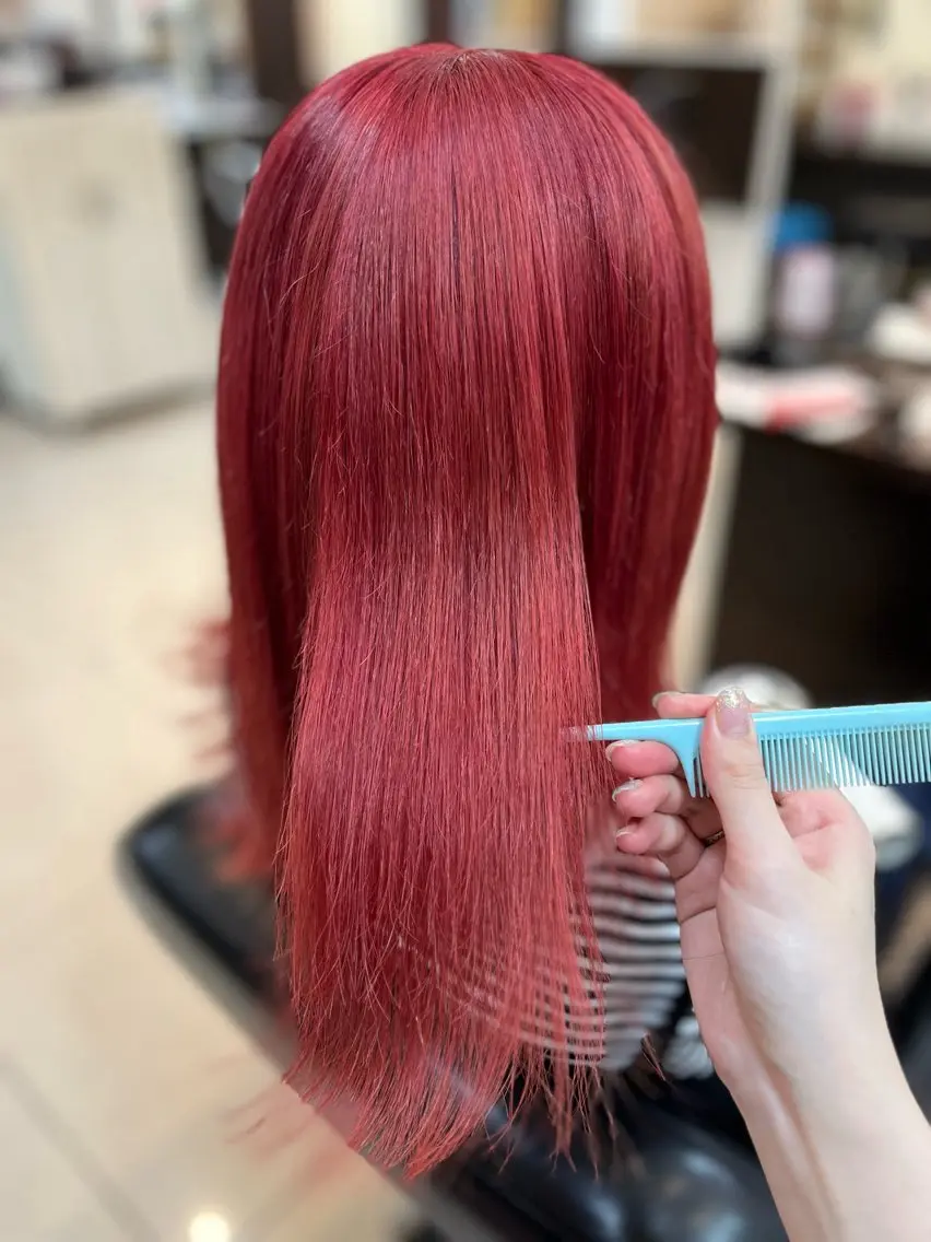 ミディアム カラー 🍒 SANA🍒のヘアスタイル
