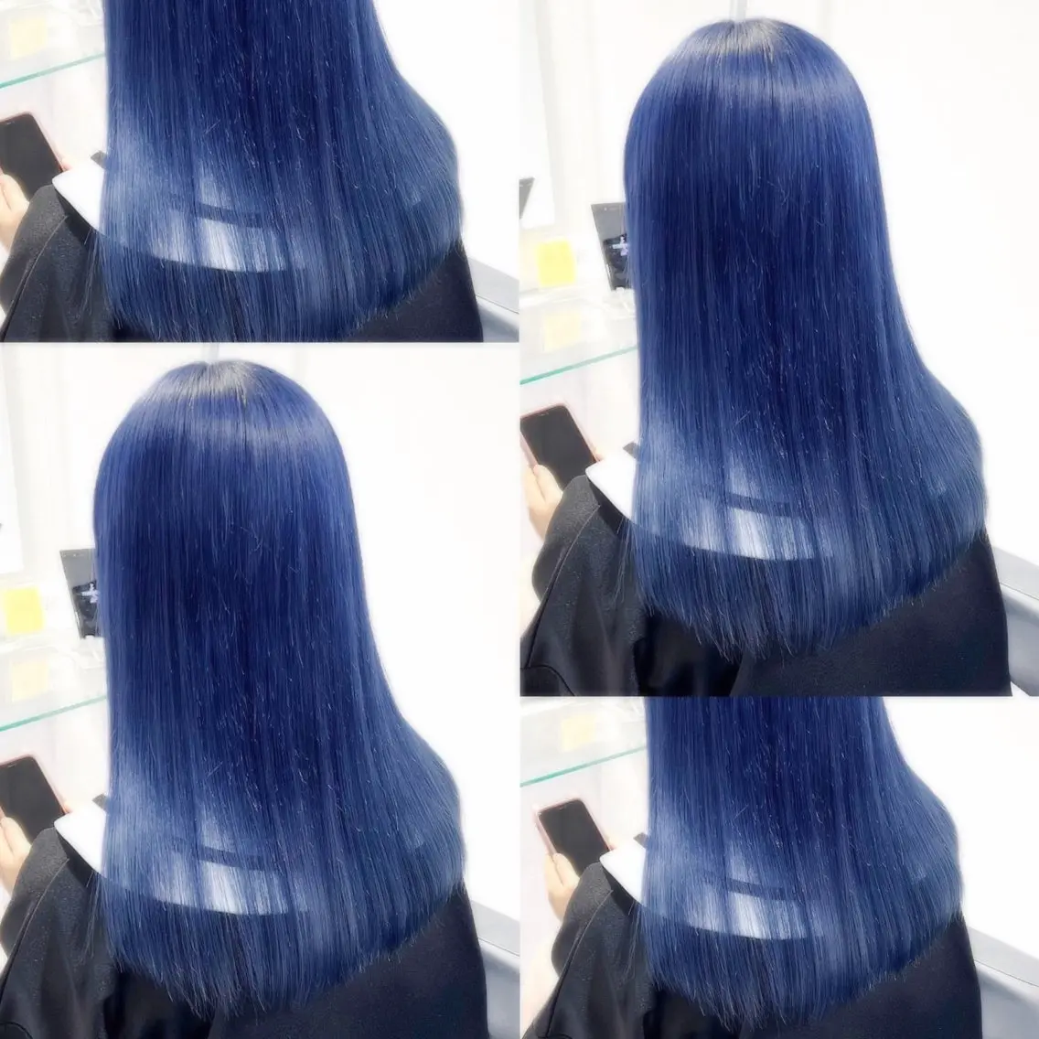 ロング カラー ヘアアレンジ メンズ メンズブリーチ メンズハイトーン メンズ韓国風 ベージュカラー 黒髪 ヘアカラー トリートメント 🦋重くない暗髪🦋 Hana🦋のヘアスタイル