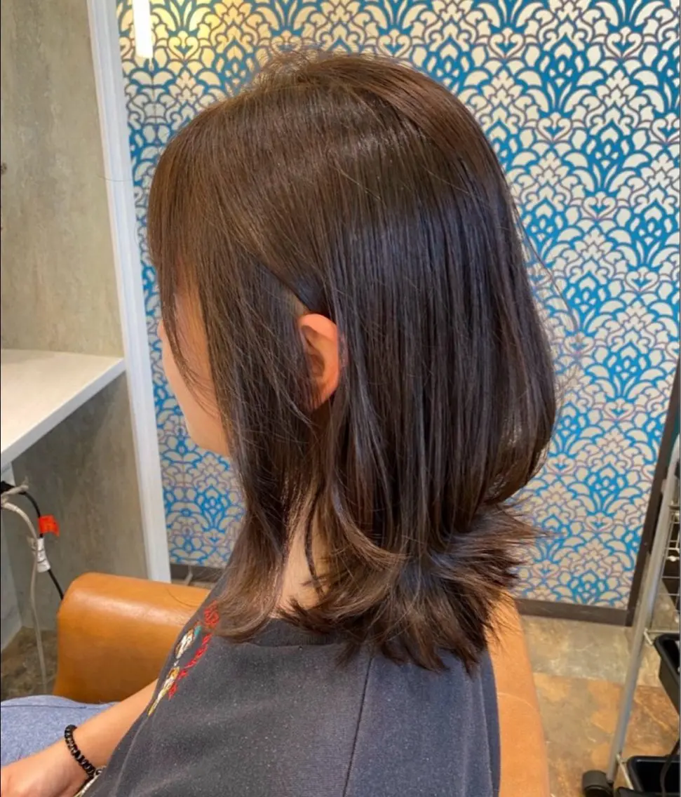 セミロング カラー ママ美容師 Tsuchiyaのヘアスタイル