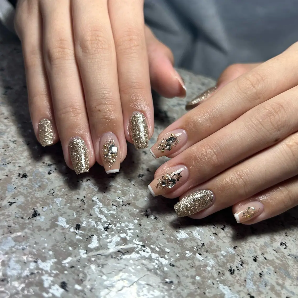 ネイル クリスマス ハンドネイル nailroom‪ sb‪‪𓈒𓂂𓏸のネイルデザイン