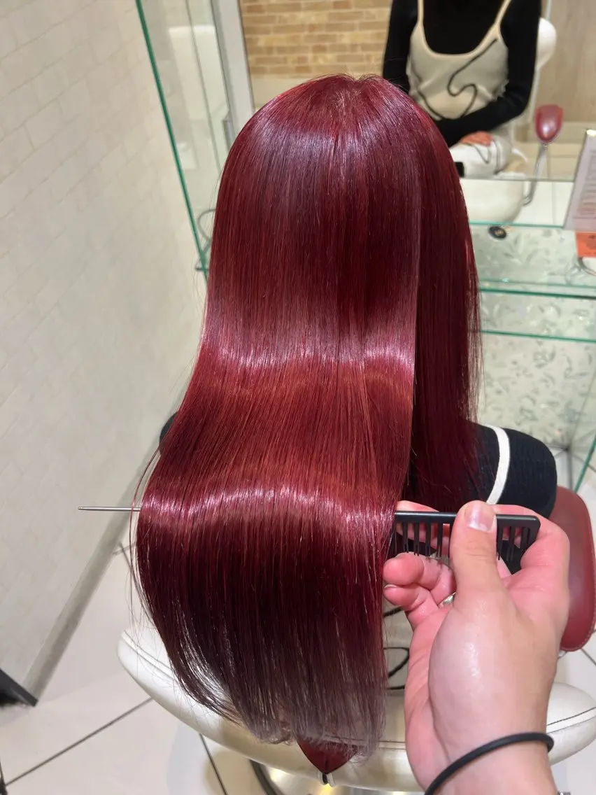 ロング カラー バレイヤージュ ブリーチ ケアブリーチ 透明感カラー デザインカラー カット ヘアカラー 髪質改善×ハイトーン ✨倉持のヘアスタイル