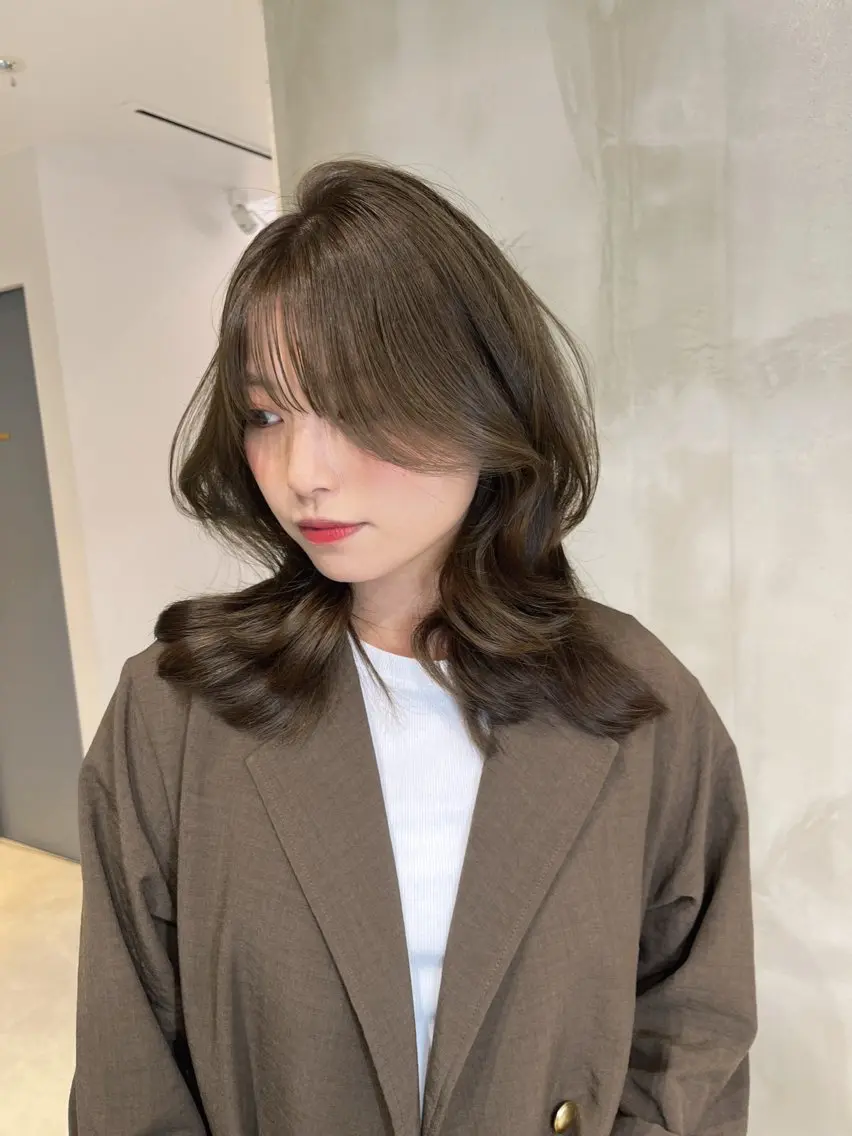 ロング カット ヘアカラー トリートメント 海野翔吾🇨🇳 ワンホンレイヤーのヘアスタイル