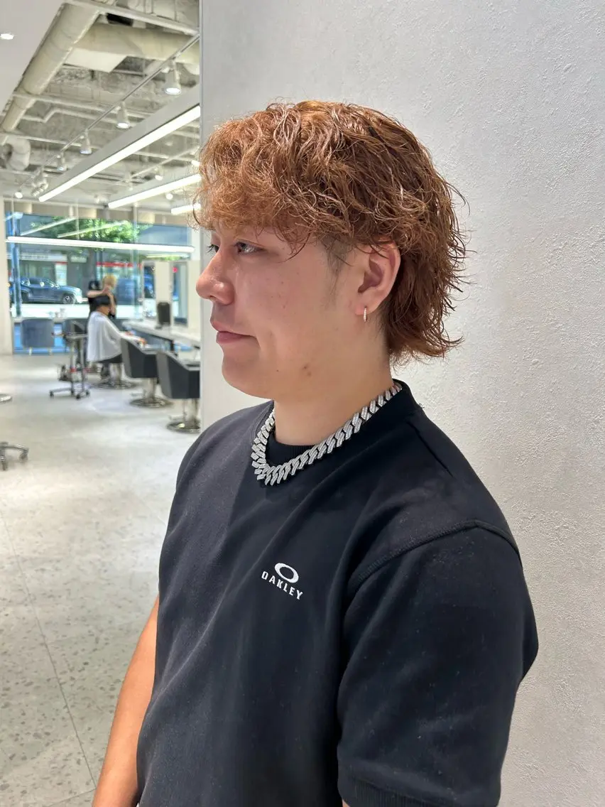 カラー メンズ 𝐑𝐈𝐎ྀིのヘアスタイル