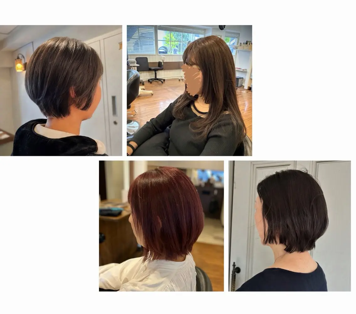 ミディアム 馬場 麻奈美のヘアスタイル
