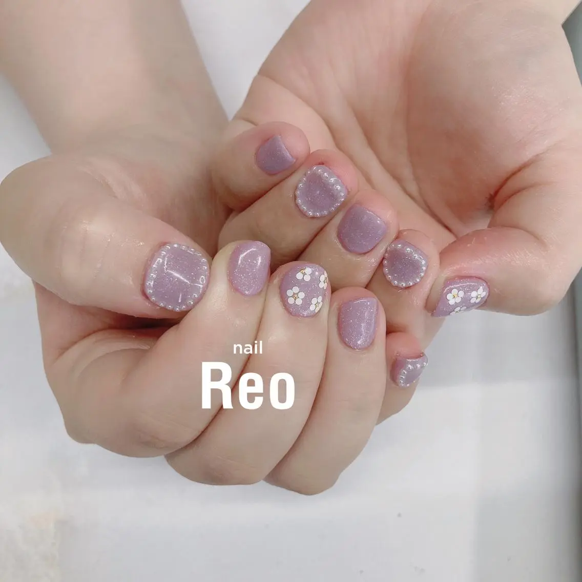 ミディアム ネイル Reonail 💕Kana💕のネイルデザイン