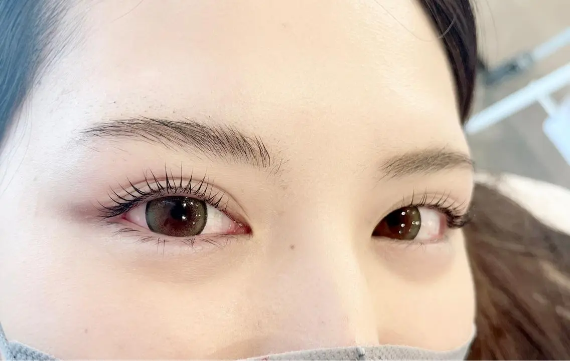 マツエク・マツパ アイブロウ 一重×まつ毛パーマ LELEGANCE eyelashのマツエク・マツパデザイン