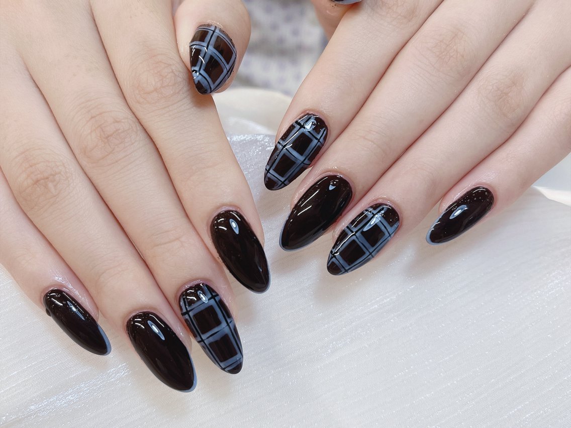 ネイル チークネイル 成人式 フレンチネイル グラデーション 氷ネイル・うるうるネイル ハンドネイル DUO   MI nail salonのネイルデザイン