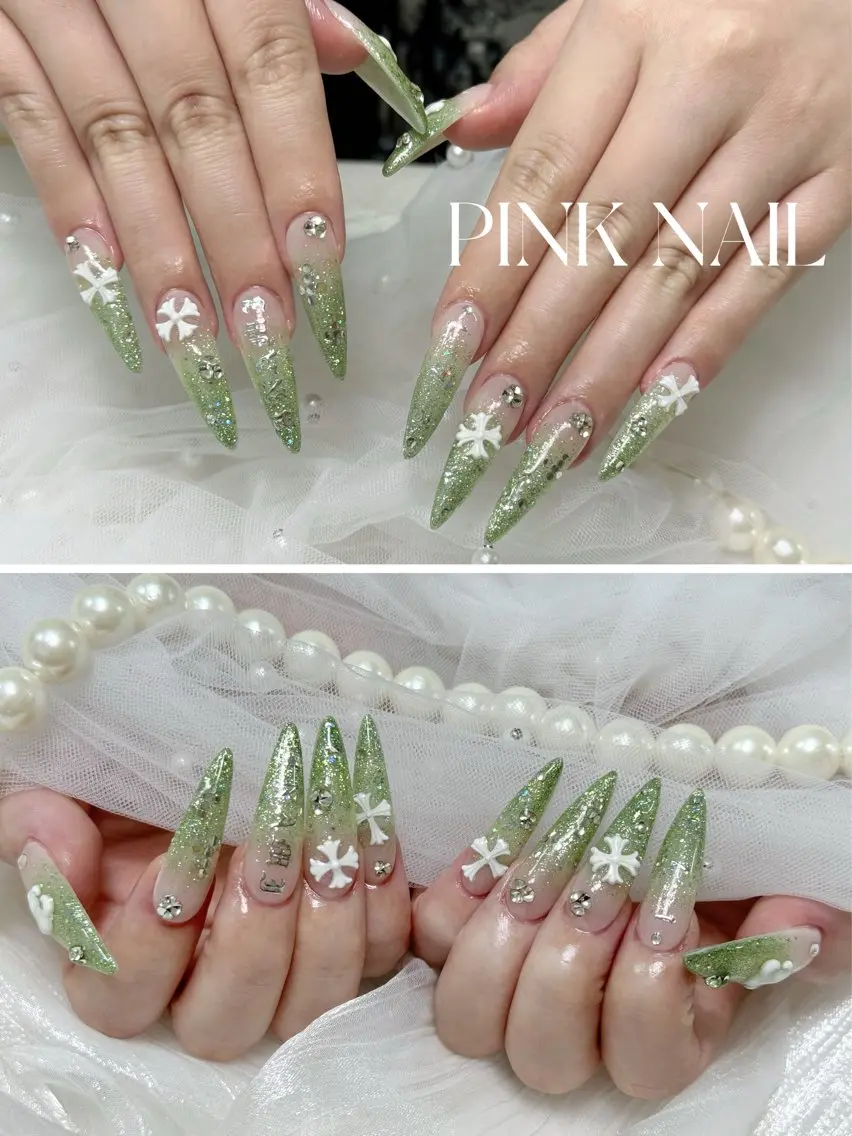 ネイル ハンドネイル pink nailのその他イメージ