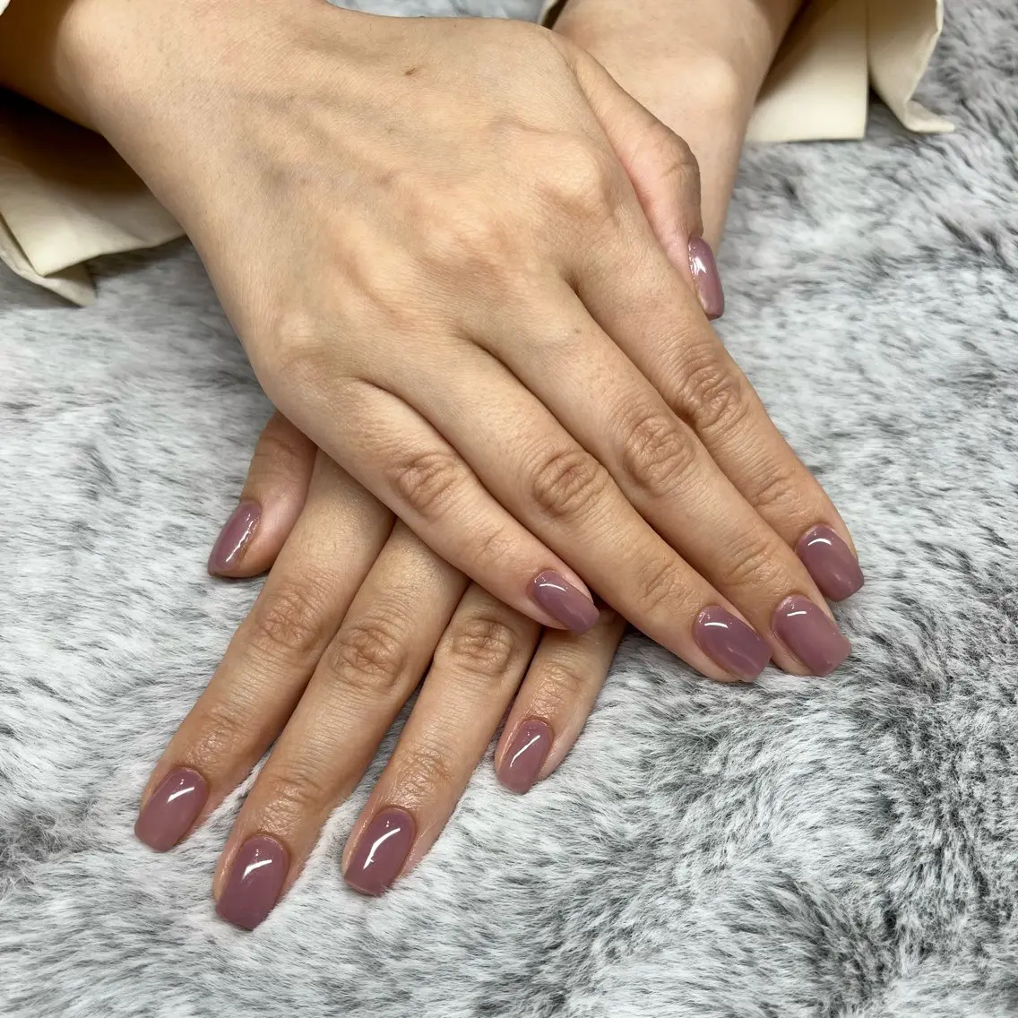 ネイル ワンカラーネイル Sakai 🧸🍀のネイルデザイン