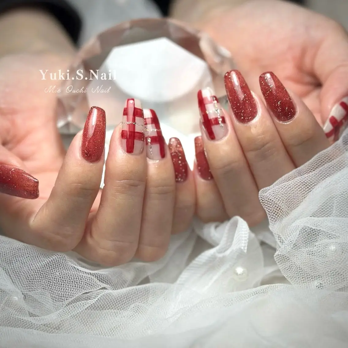 ロング ハンドネイル Yuki S.Nailのネイルデザイン