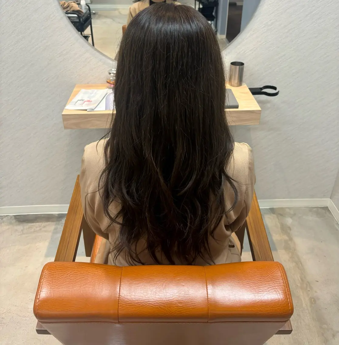 セミロング 山崎 美羽のヘアスタイル