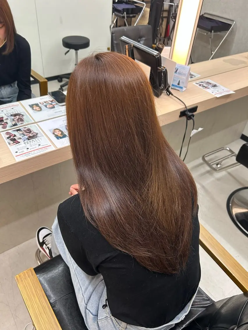 【2回目の方限定❣】透明感カラー+カット✨ ¥13,600 → ¥6,800の写真