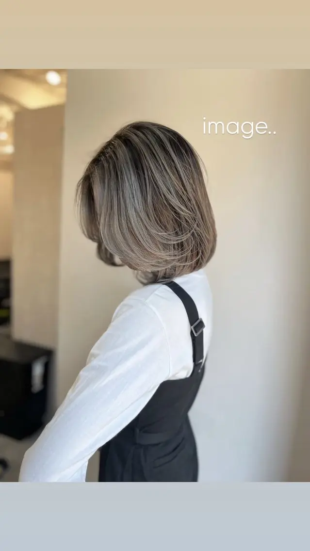 バレイヤージュ＋oggiottoトリートメントの写真