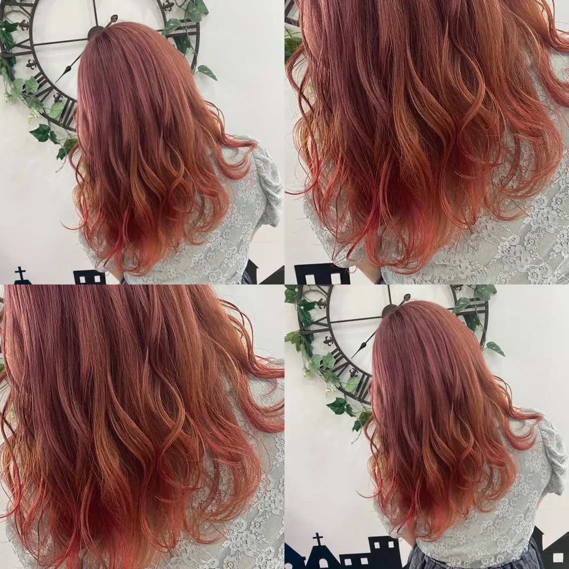 セミロング カラー ハイトーン💫 エクステ💫maiのヘアスタイル