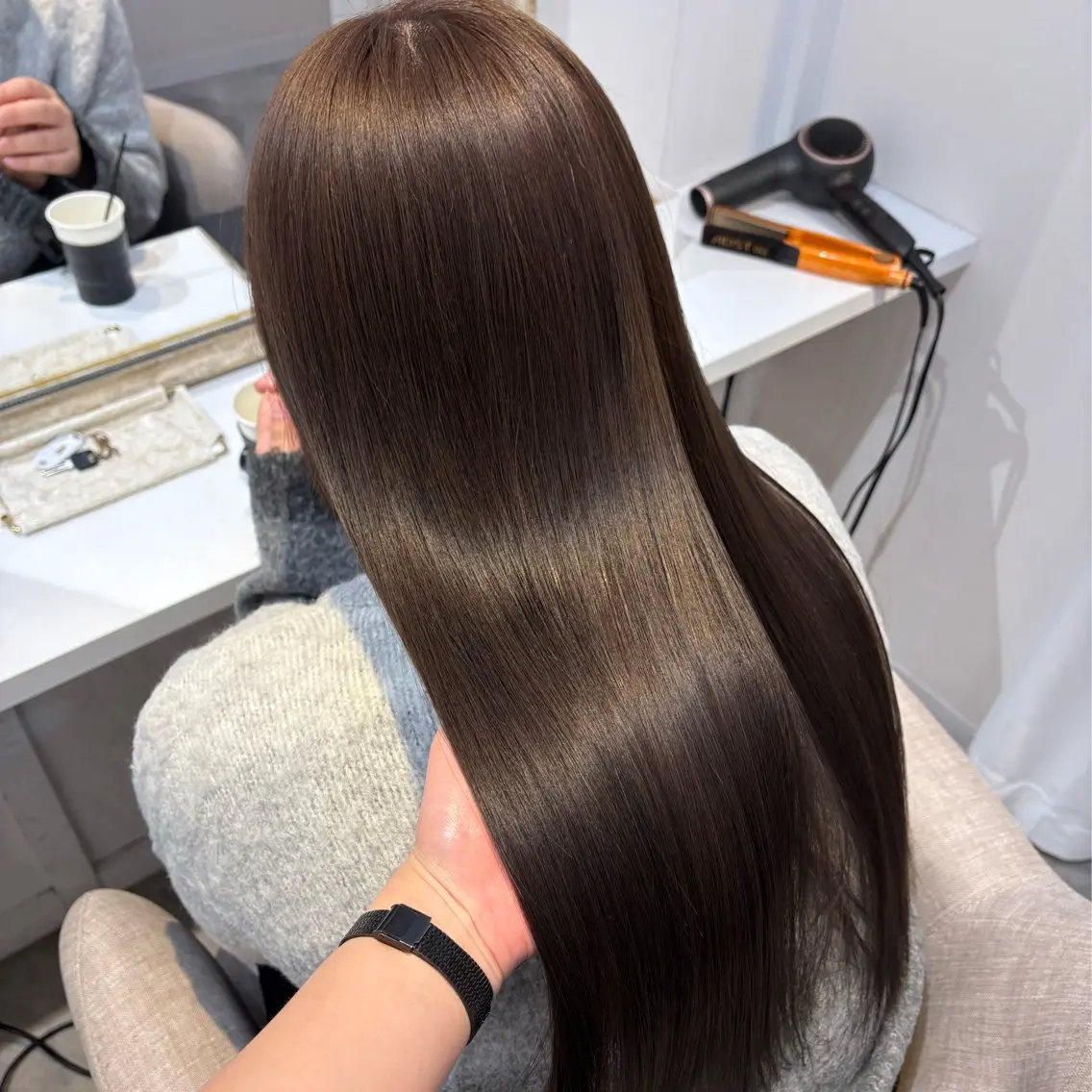 【髪質改善フルコース🤍】 似合わせカット + 最高級ケアカラー + 髪質改善トリートメント🎀の写真
