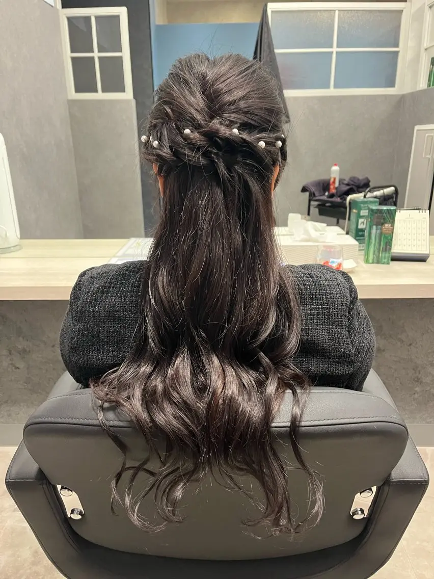 ロング ロング ヘアセット 加藤 あおいのヘアスタイル