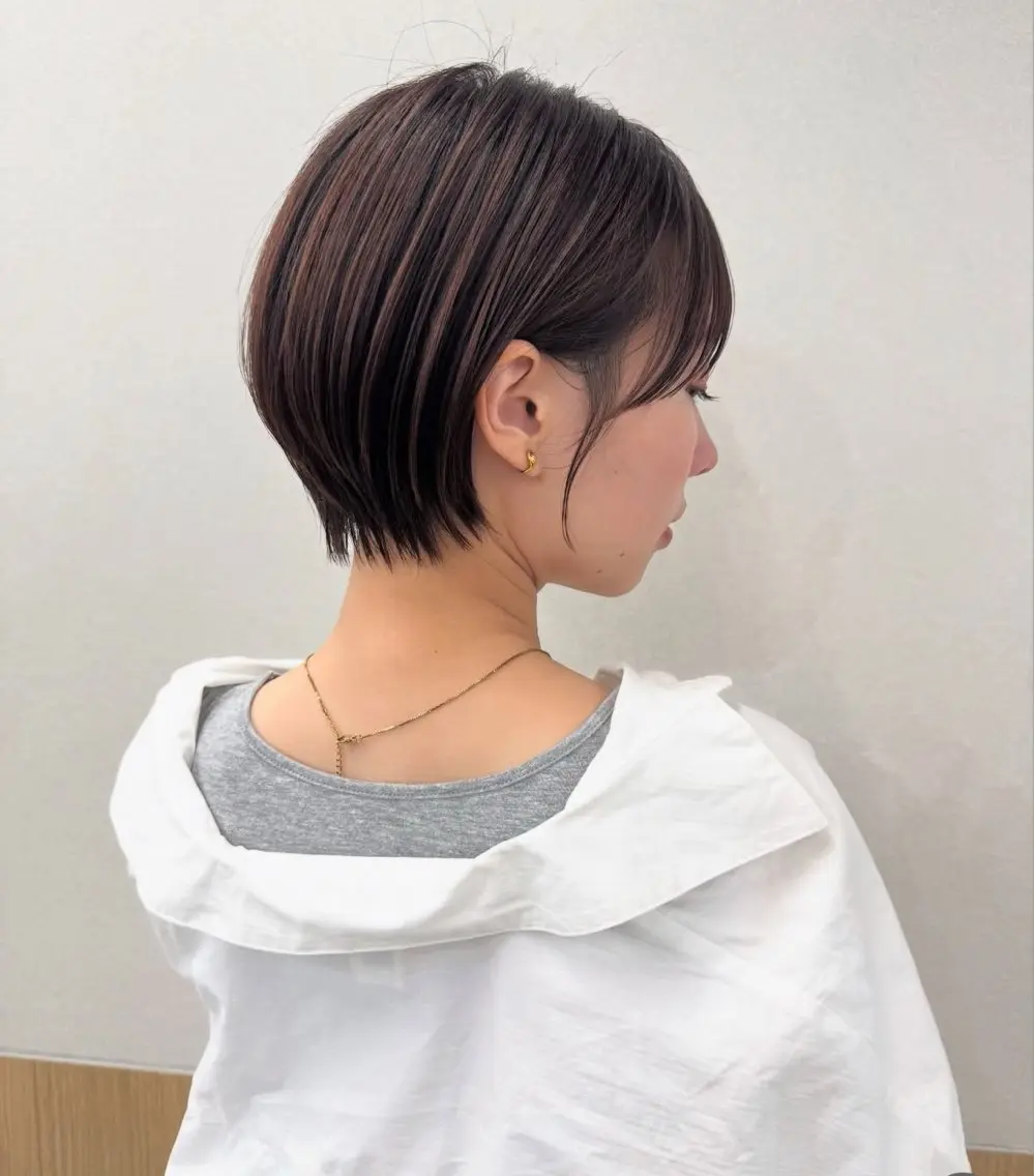 ショート ユズキ/銀座似合わせ カット♡透明感カラーのヘアスタイル