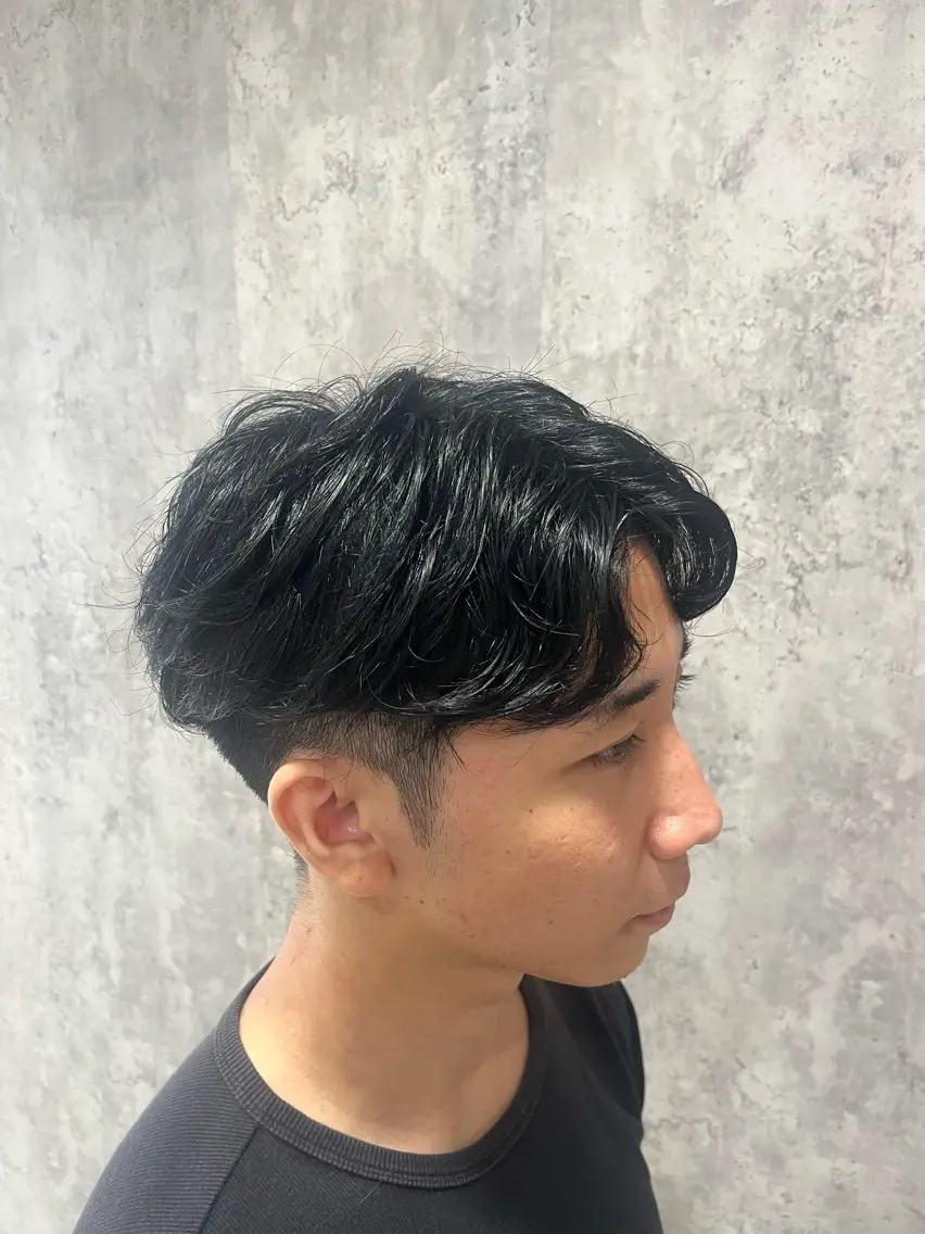 ショート パーマ メンズ カット パーマ Stylist 👑Yoshiyaのヘアスタイル