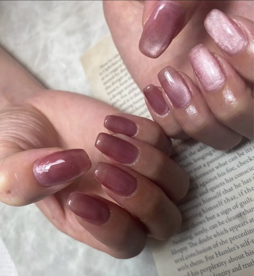 ネイル マグネットネイル ハンドネイル 🌿Charme🌿 MAIのネイルデザイン
