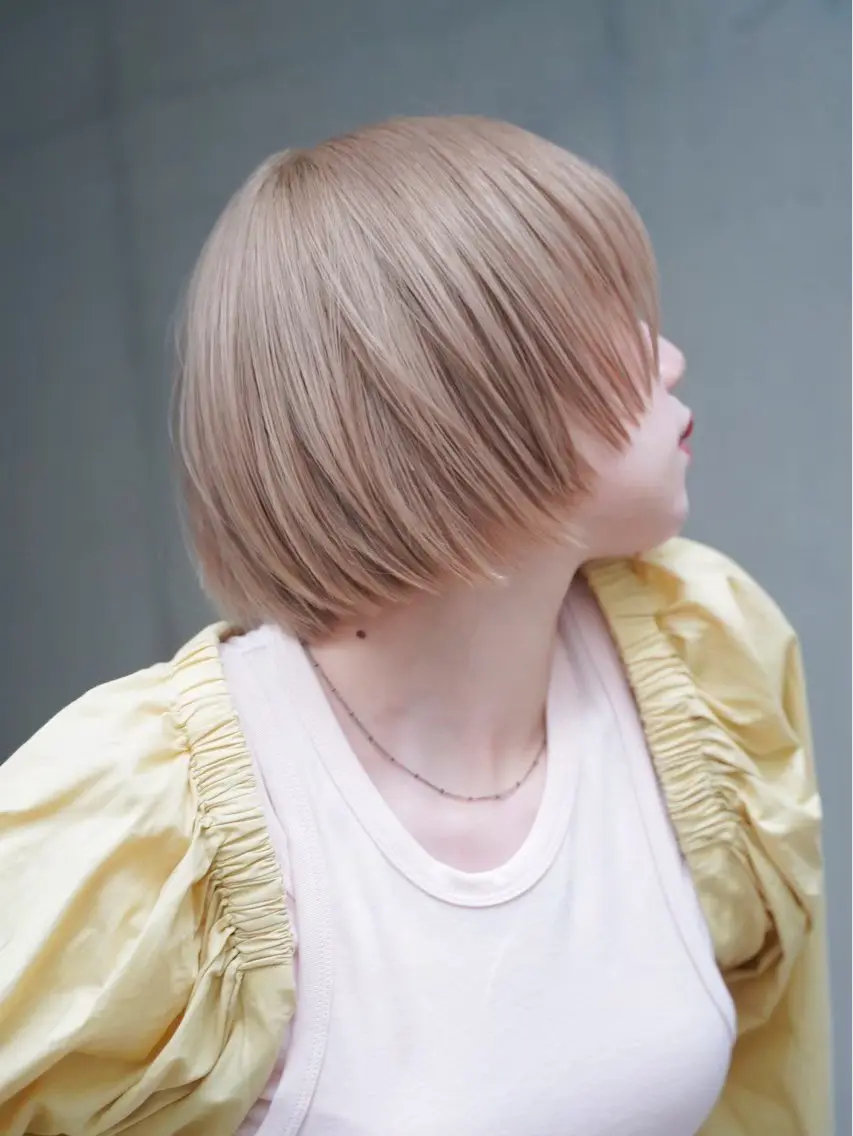 ミニモ限定menuケアブリーチ➕透明感カラー➕3stepトリートメントの写真