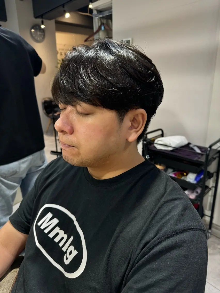 ショート パーマ メンズ マッシュ ショートヘア 似合う髪型が 分からない方へのヘアスタイル