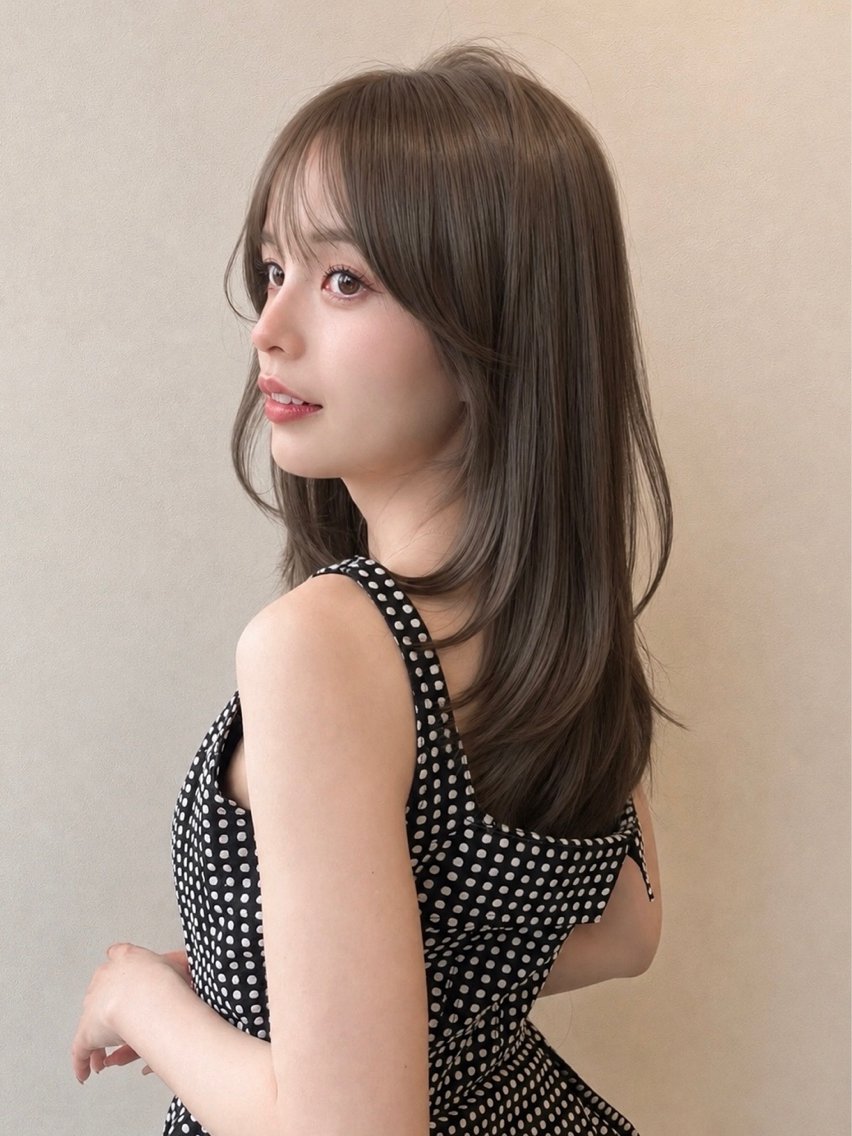 セミロング 🎀似合わせレイヤー /AYAME🤍のヘアスタイル