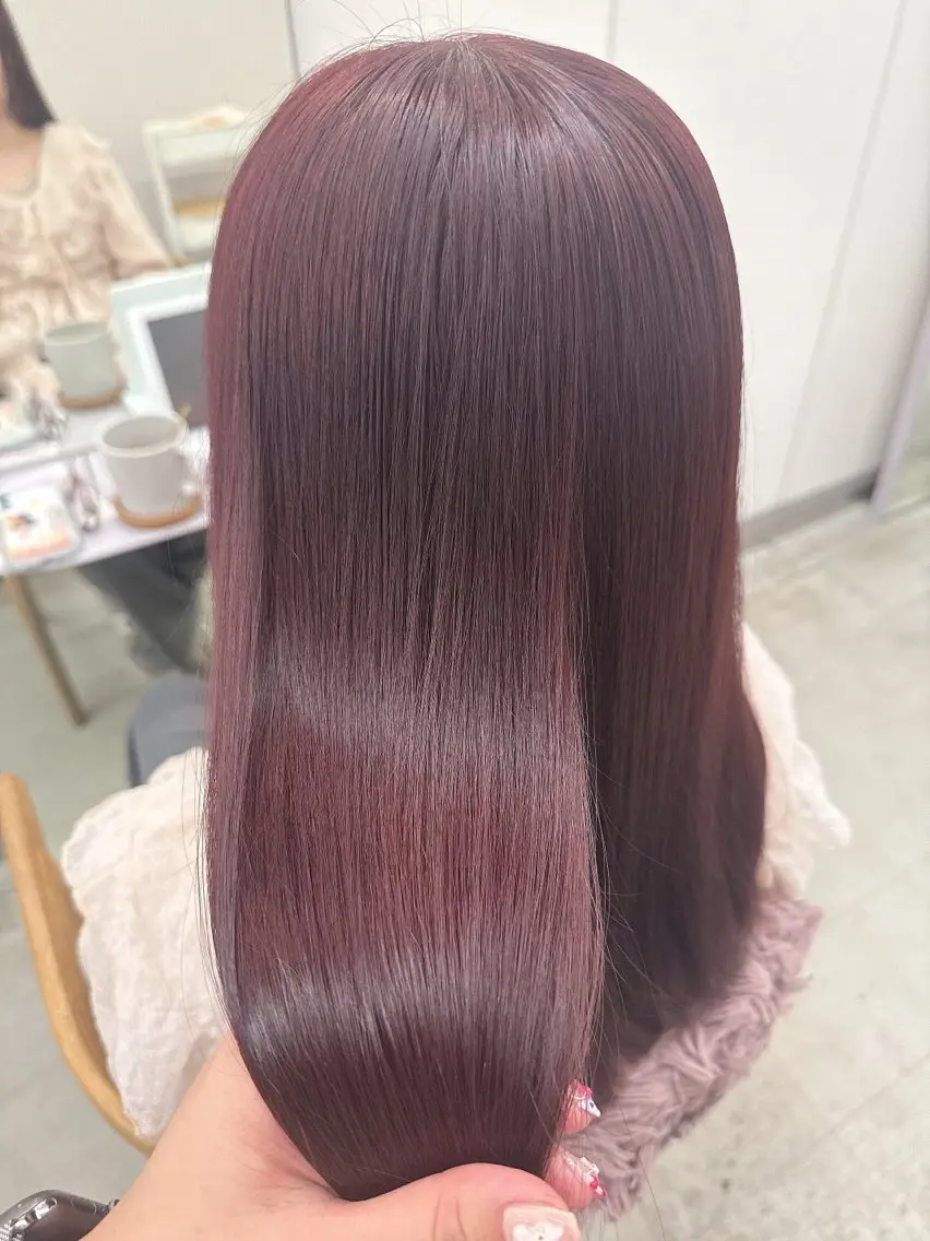 ロング カラー カット ヘアカラー トリートメント 🌷花屋併設🌷 西松さらのマツエク・マツパデザイン