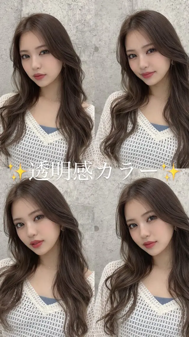 【‼️平日限定‼️】✨️似合わせカット+高品質艶髪カラー✨️の写真