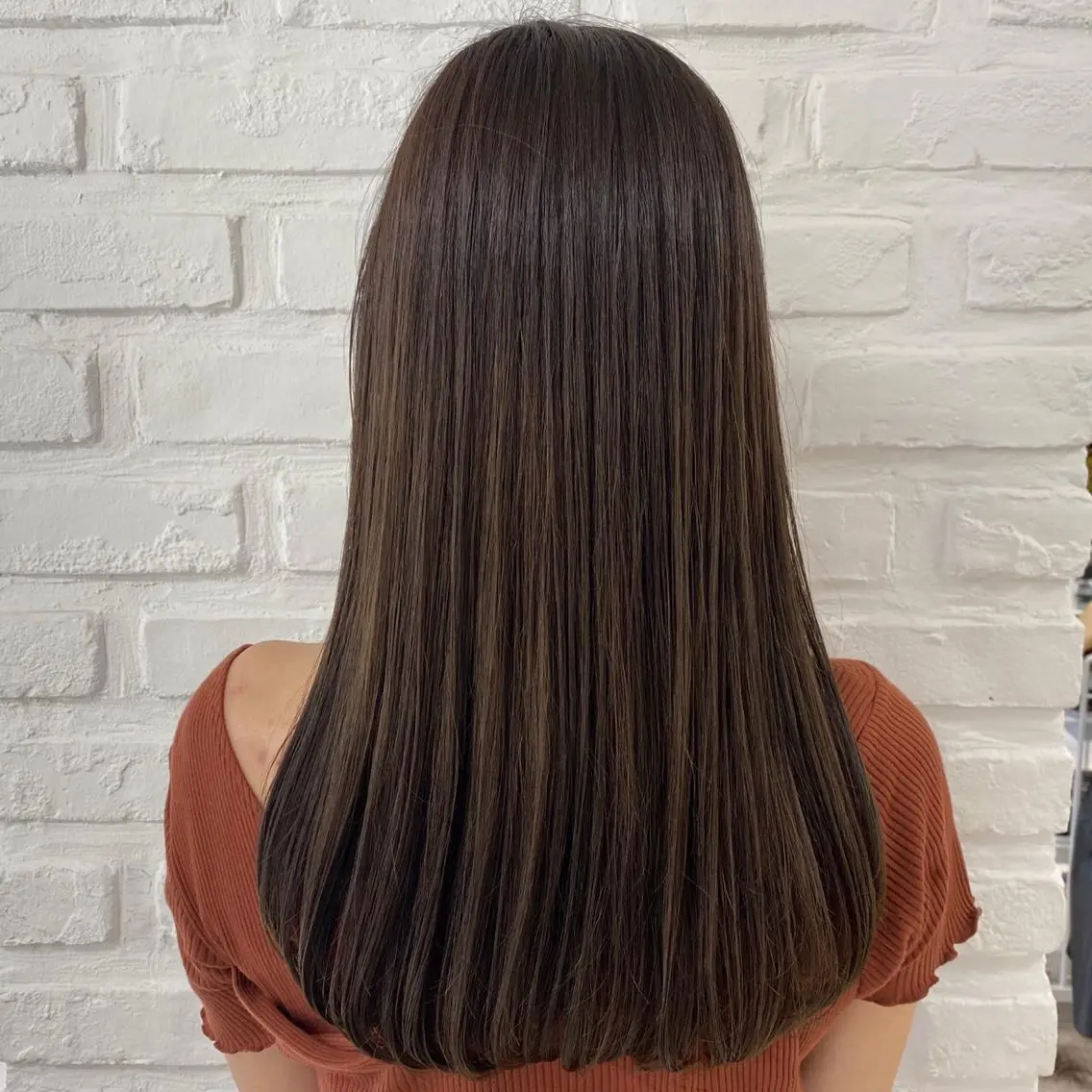 ロング カラー 横山 穂高のヘアスタイル