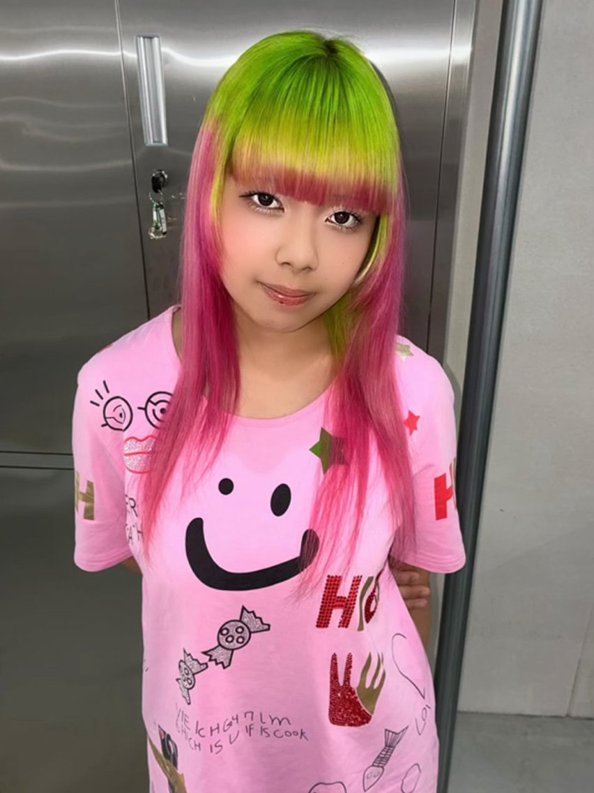 カラー める 名古屋ハイトーンのヘアスタイル