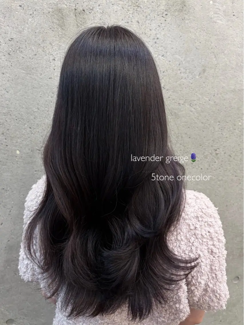 ロング カラー ロング 上岡 みゆうのヘアスタイル