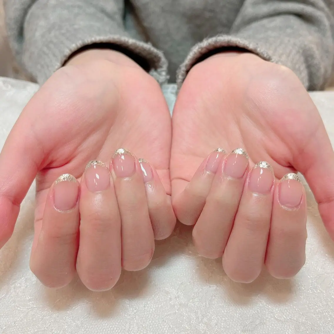 ネイル フレンチネイル ハンドケア aoi nailのネイルデザイン