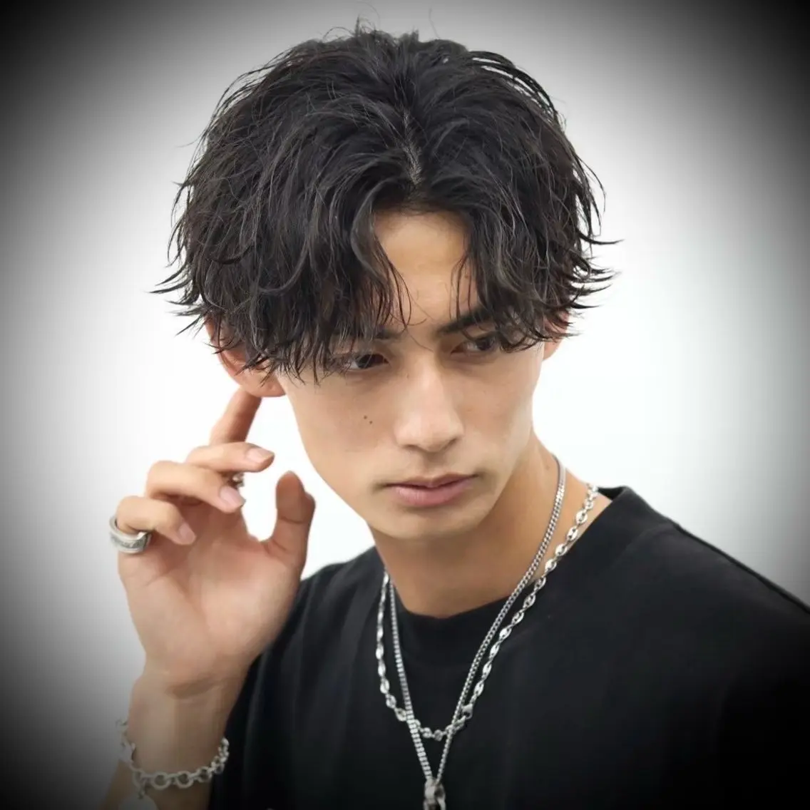 ショート パーマ メンズ メンズパーマ 波巻きパーマ 🔥YUSUKE🔥 メンズ特化👑のヘアスタイル