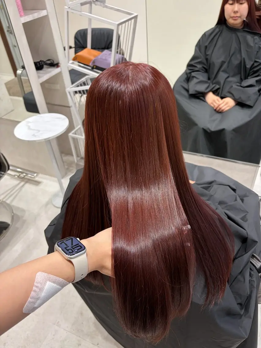 ロング カラー COSMOS💫 千穂のヘアスタイル