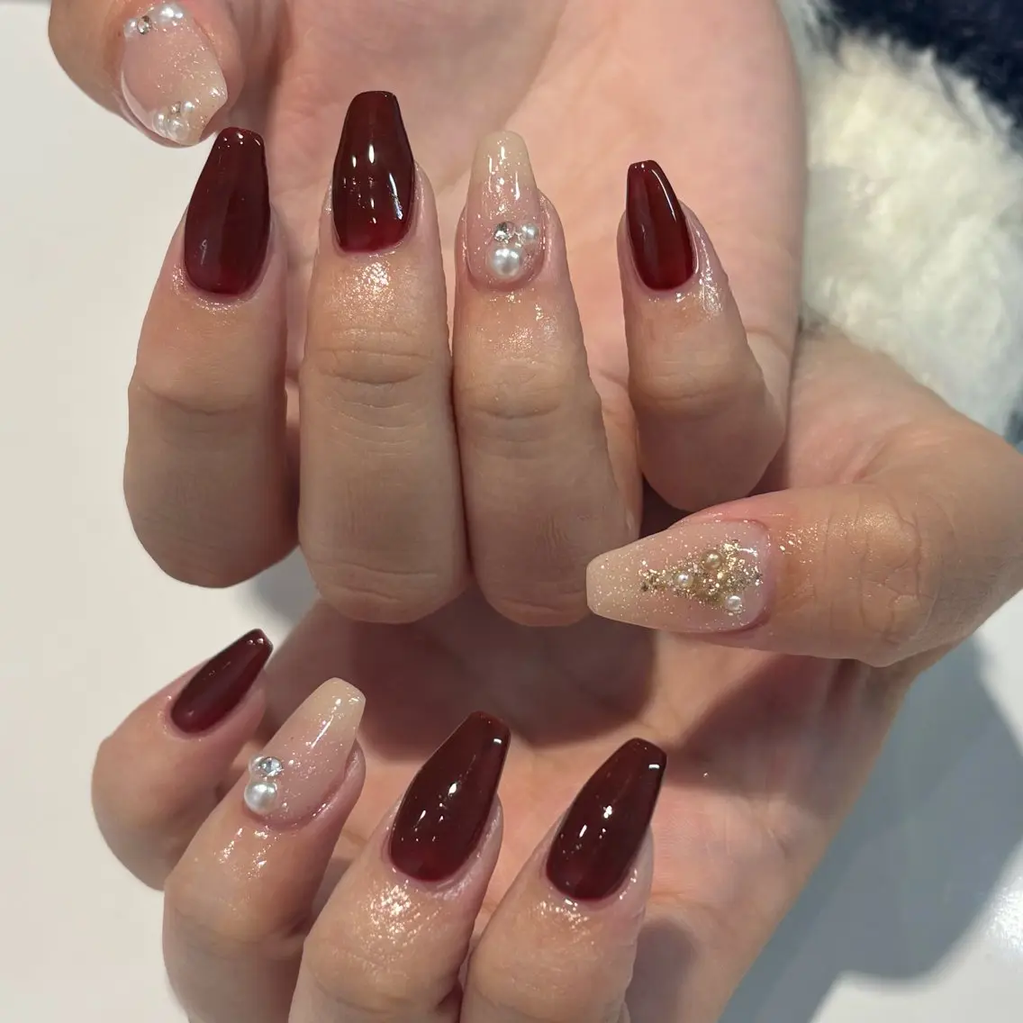 ネイル 持ち込み 冬ネイル クリスマス モデル様募集中♡ Kokomi🍮のネイルデザイン