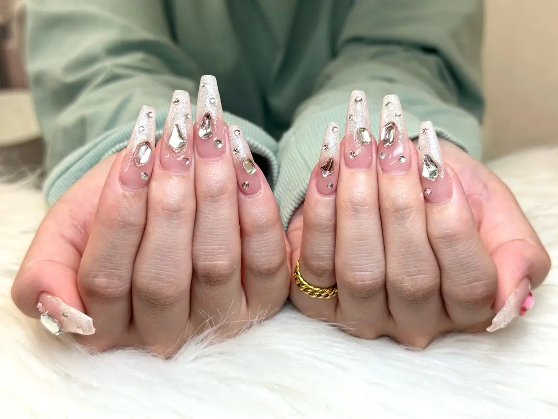 ネイル アートネイル ジェルネイル マグネットネイル ハンドネイル JennNail_ マオのネイルデザイン