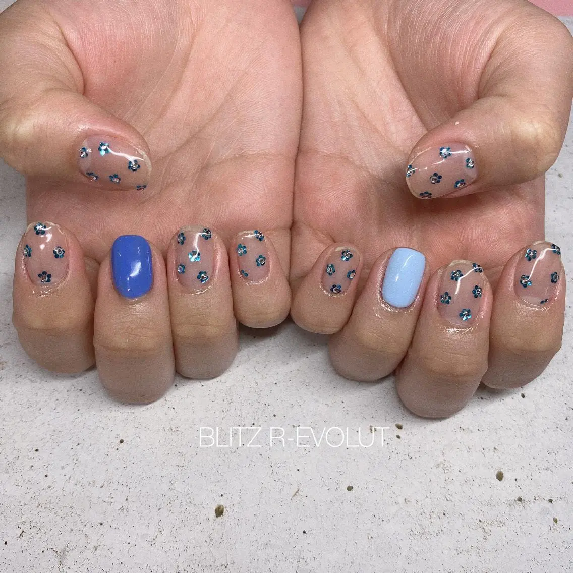 ネイル ハンドネイル ☁️BLITZ 🎀笠原雪音🎀のネイルデザイン