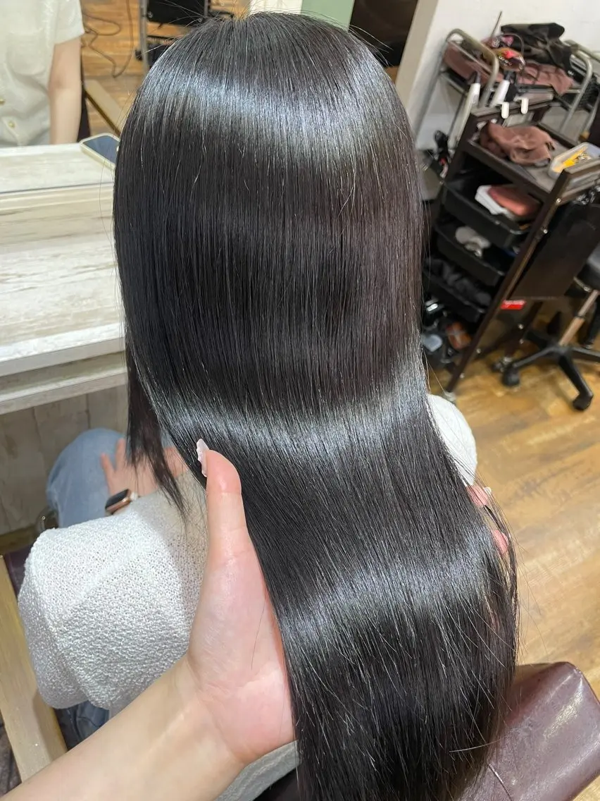 セミロング カラー カット ヘアカラー トリートメント 極艶透明感カラー🐰 髪質改善/出雲つぐみのヘアスタイル