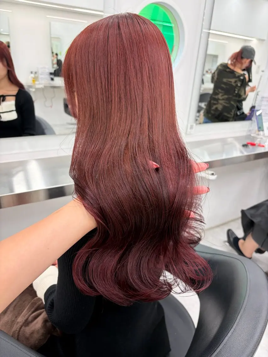 ロング 🍒韓国暖色ヘア NO.1🍒🪽のヘアスタイル