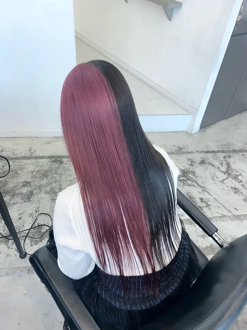 ロング ヘアカラー 🎀ブリーチ×艶髪 🎀 ♡さや♡のヘアスタイル