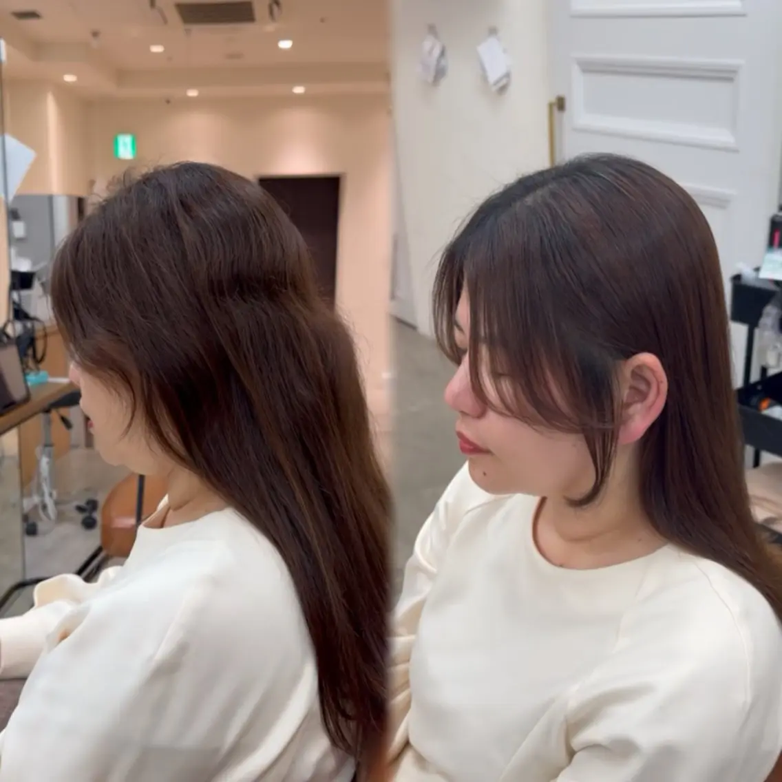 ロング カット 縮毛矯正 縮毛矯正特化/美髪/ 髪質改善/銀座/あおのヘアスタイル