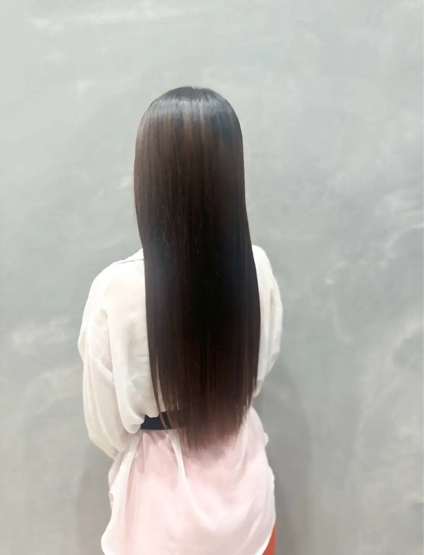 ロング 縮毛矯正 トリートメント 🦋モデル募集中 🦋　MISATOのヘアスタイル