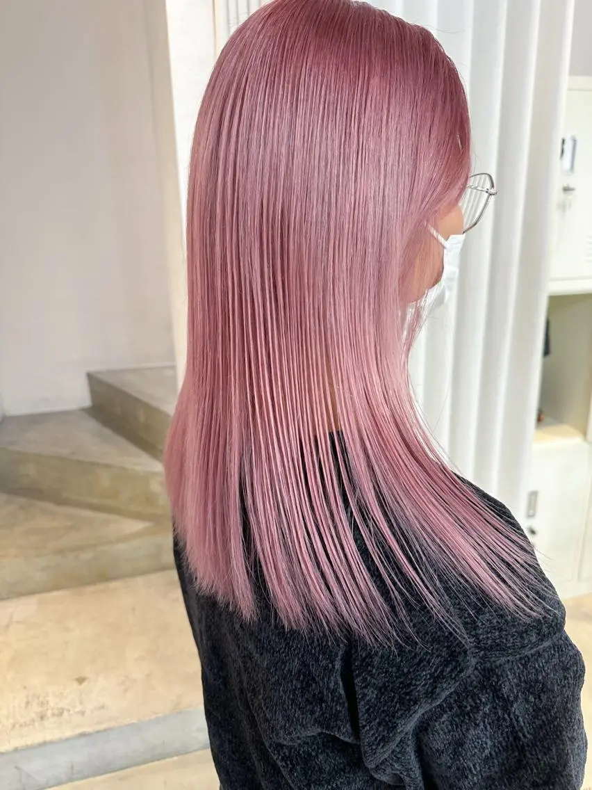 《髪質改善トリートメント》硬くならずしなやかに(ブリーチ毛にもオススメ😍)¥17700→¥5500の写真