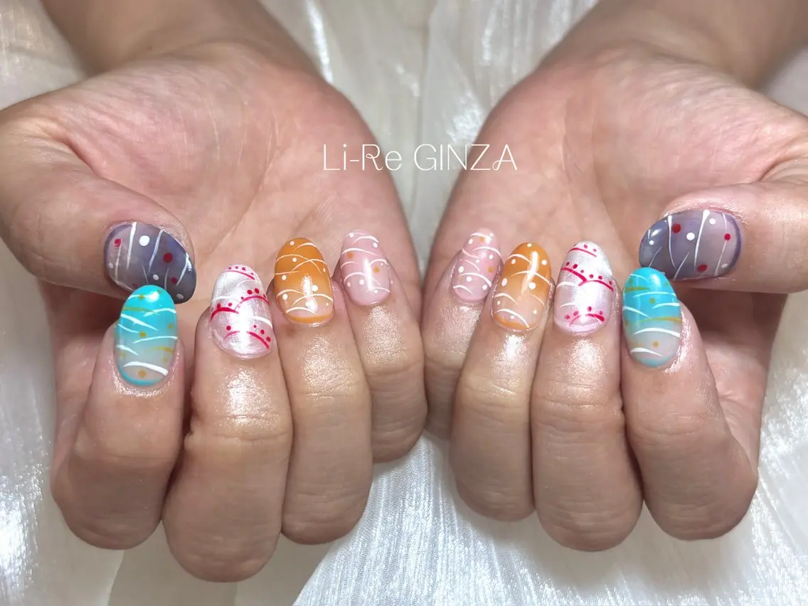 ネイル ハンドネイル Li-Re GINZAのネイルデザイン