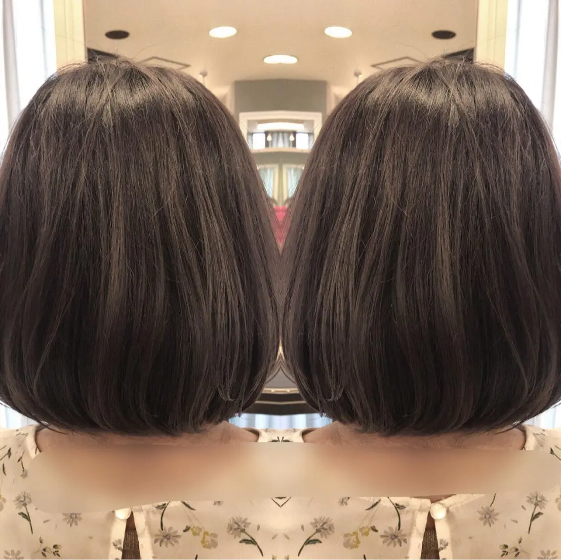 ミディアム カラー box  mico. mutsumiのヘアスタイル