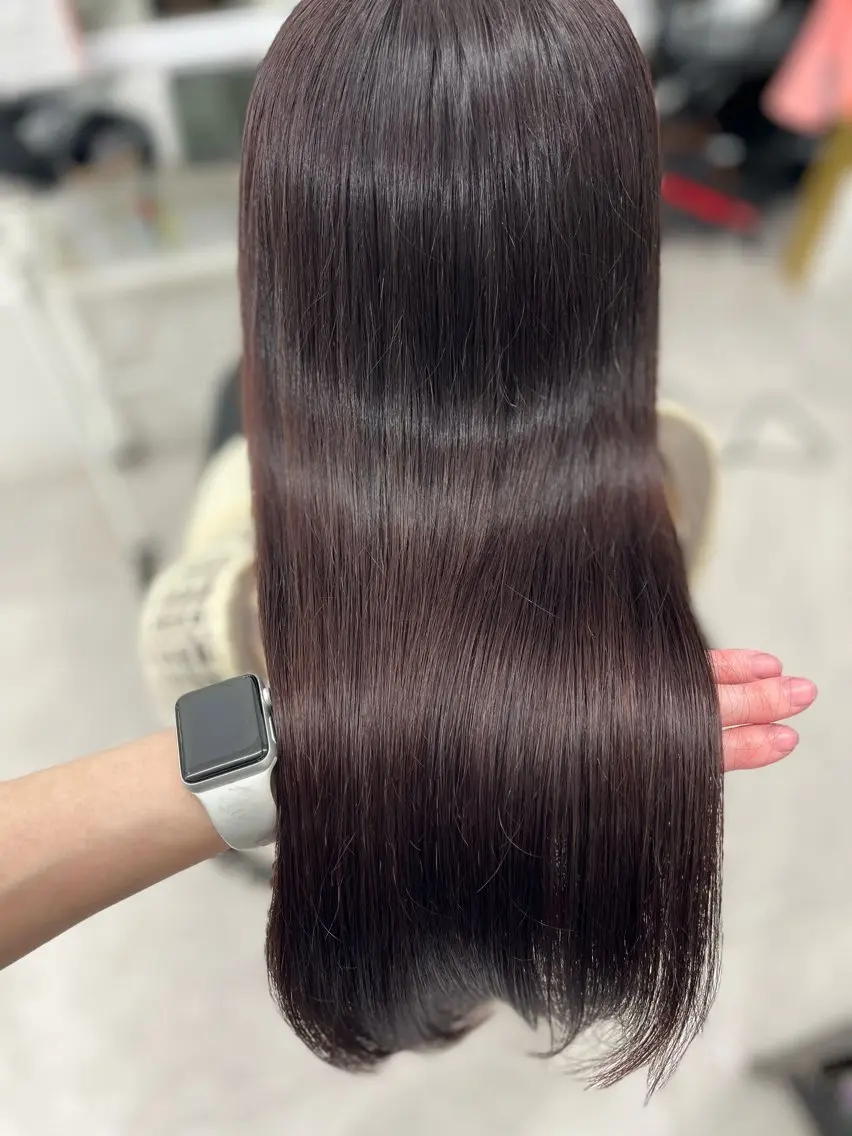 ロング カラー ラベンダーカラー ピンクカラー ピンクラベンダー 🫧ぷる艶カラー🫧 Yuubi🦩のヘアスタイル