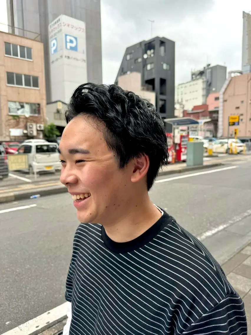メンズ 米元 春奈のヘアスタイル