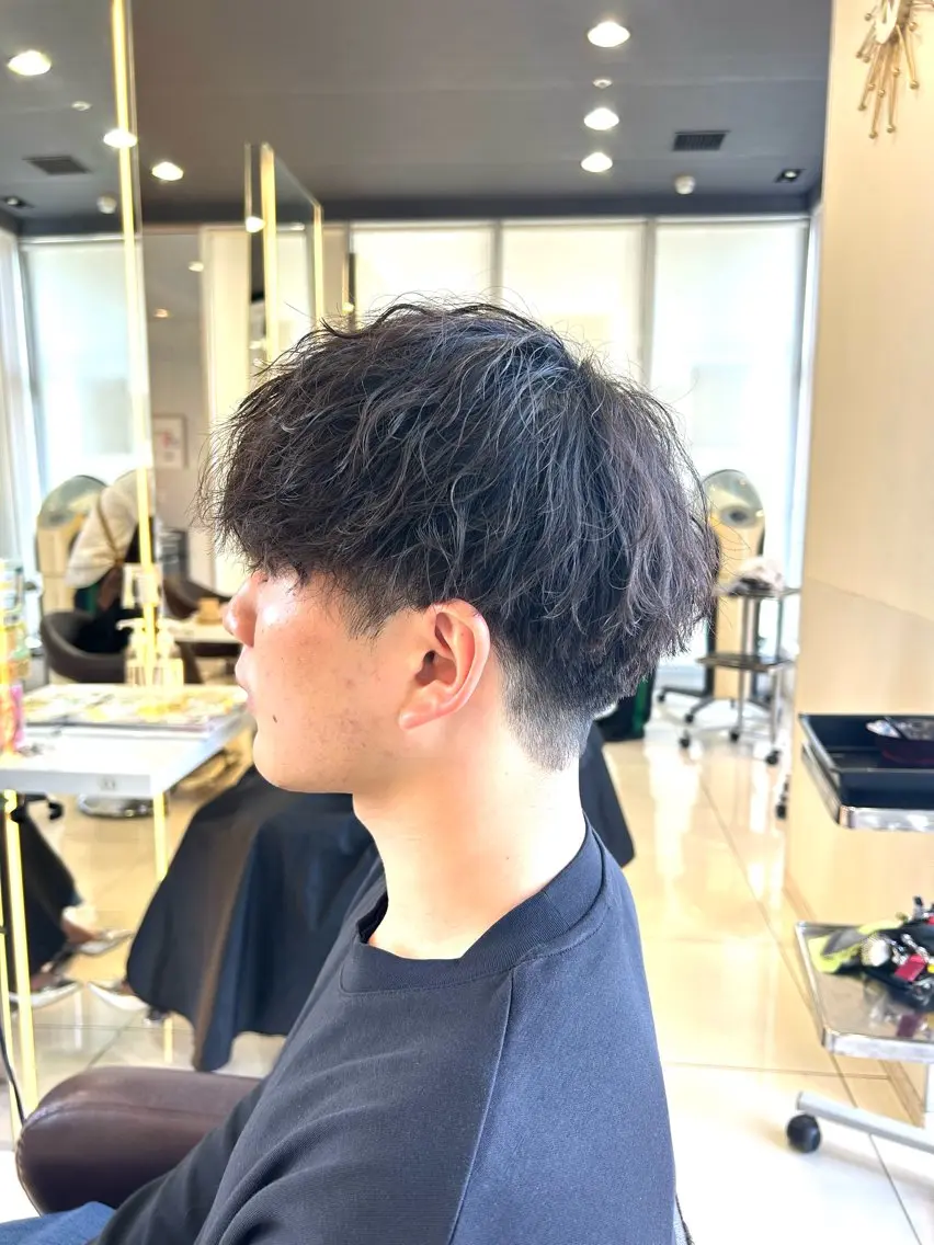 メンズカット➕パーマ➕4STEPトリートメントの写真